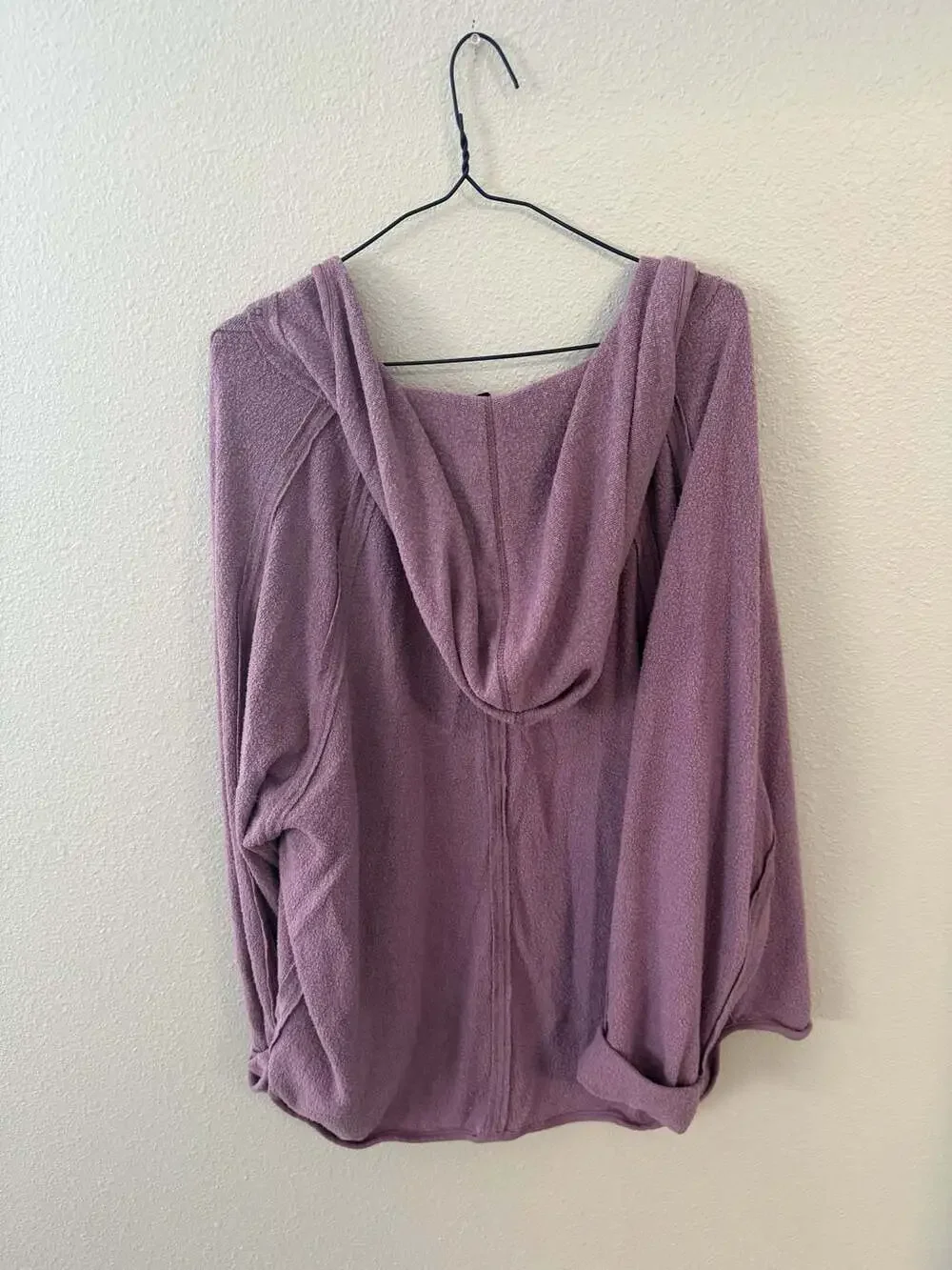 Out From Under Urban Outfitters Purple Hooded Cardigan Size Small